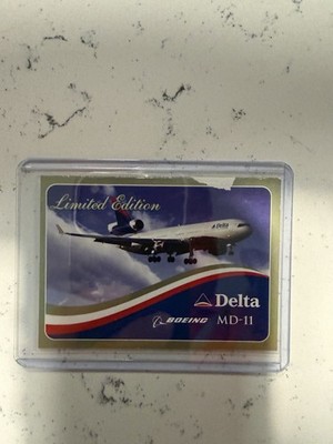Delta Air Lines Boeing MD-11 Limited Edition Non-Sport Trading Card 2003