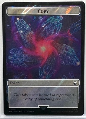 Copy // Clue (0055) (Surge Foil) Token, Doctor Who Magic the Gathering MTG