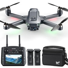 Wefone Drones Camera For Adults 4K Wf33 Gps Foldable Fpv Drone 4.5 Lcd Screen