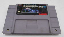 Nigel Mansell's World Championship Racing (Nintendo SNES, 1993) Tested Authentic