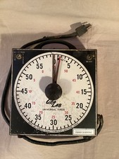 Vintage GraLab Universal 60 Minute Timer Dimco-Gray Electric Clock w/2 Plug Ins