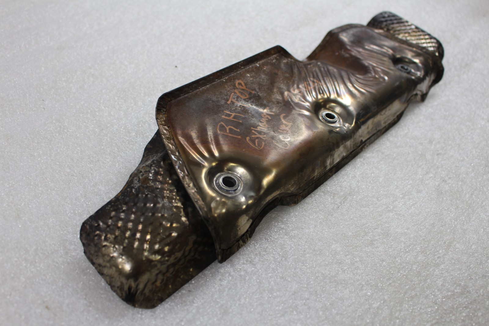 McLaren 720S, RH, Right, Upper Exhaust Manifold Heat Shield, Burn Damage, Used