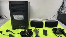 Bose Cinemate Series II 2 Full Set Woofer Satellite Speakers Remote Hub Wires 🔥