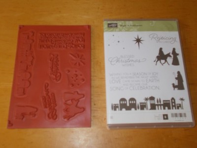 Stampin'Up! NIGHT IN BETHLEHEM clear mount stamp set NEW
