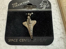 Vintage Space Shuttle Metal Charm
