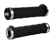 Odi J30XTB-S ATV Xtreme Lock-On Grips - Black - Silver Clamp