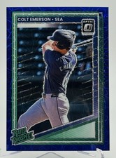 2025 Panini Donruss - Optic Rated Prospects Colt Emerson #180 Blue Velocity