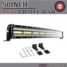 50 Inch 288W Triple Row LED Light Bar Combo Beam for Off Road ATV UTV