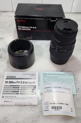 SIGMA DG 70-300mm f/4-5.6 Full Frame AF Zoom Lens Canon EF