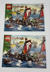 LEGO Castle Fantasy Era Troll Warship 7048 In 2008 Used W/Manual & Box As Is