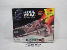 1995 Star Wars The Power of the Force Electronic Rebel Snowspeeder Damaged Box