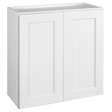 Design House 543173 White Brookings 36"W X 36"H Double Door Kitchen Cabinet
