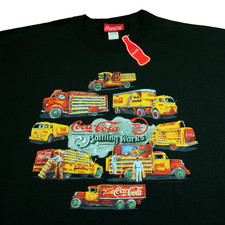 Vintage COCA-COLA T-Shirt NEW Mens Size L Large Made in USA