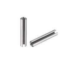 M2 x 8mm 304 Stainless Steel Split Spring Roll Dowel Pins Plain Finish 20Pcs