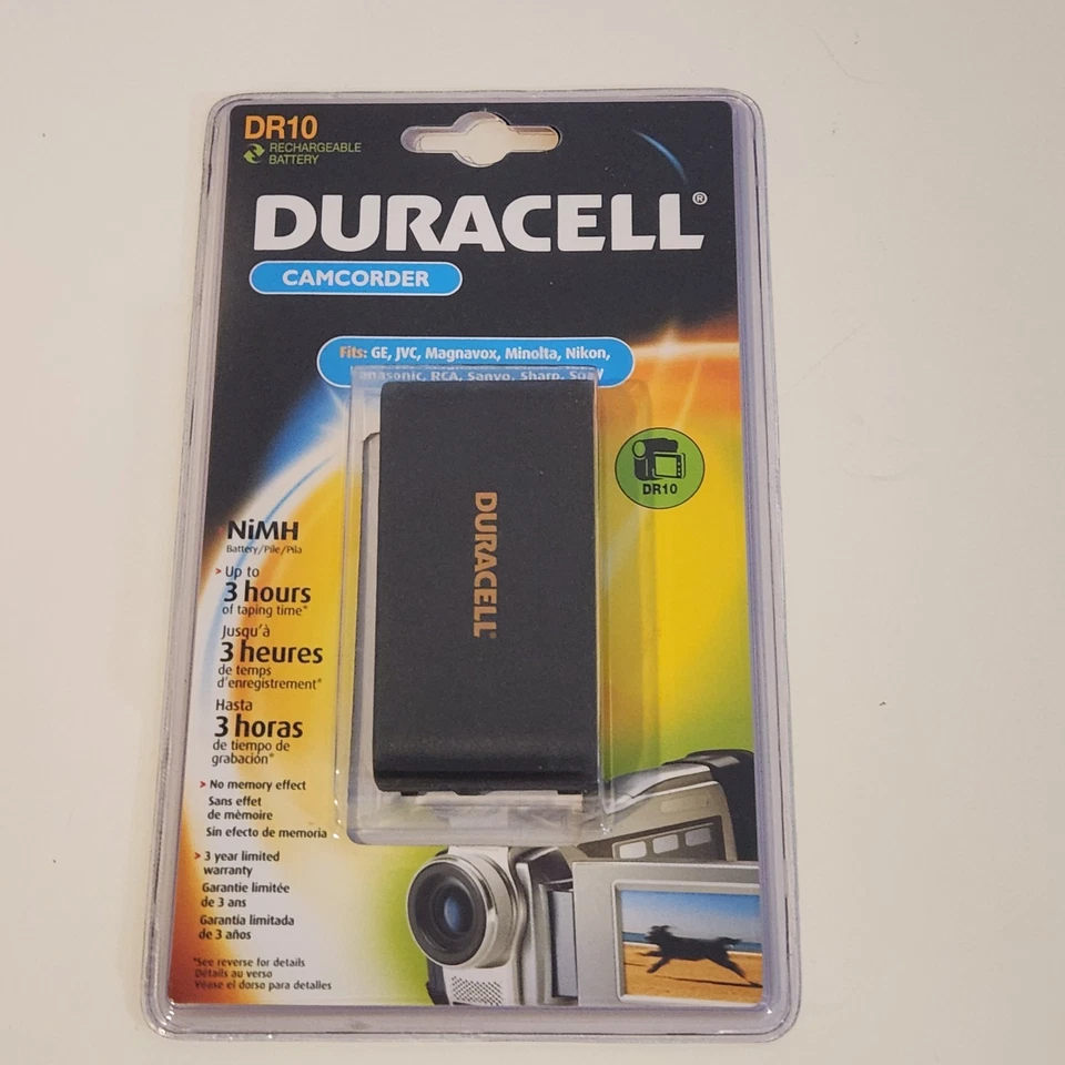 Batería recargable para videocámara Duracell DR10 NUEVA Foto 3 de 3