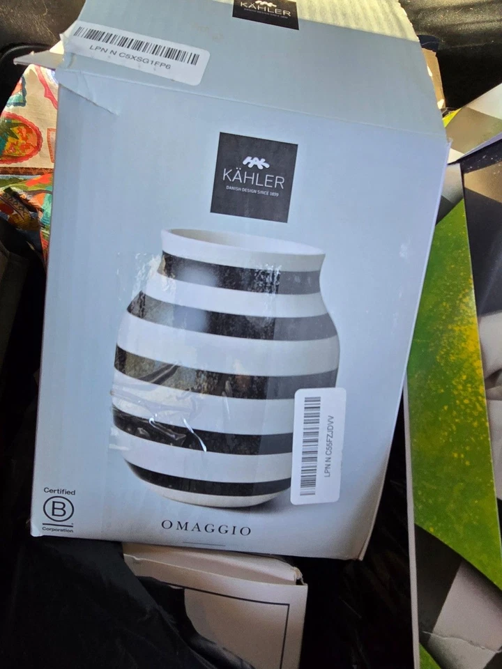 Jarrón Känger Omaggio pintado a mano nuevo Foto 4 de 4