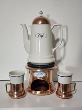 Vintage Teleflora Espresso Set Coffee Pitcher...