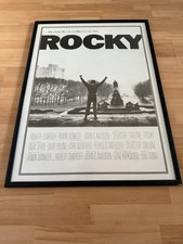 Vintage Rocky 1 Balboa Movie Framed Print