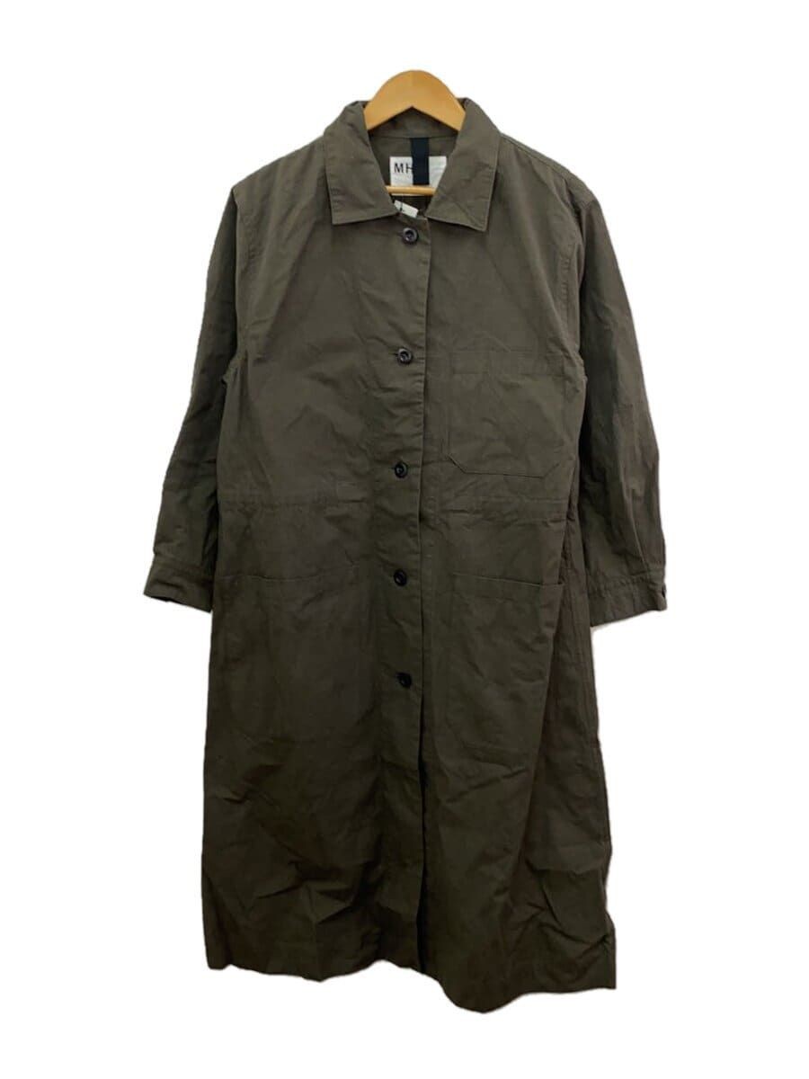ALTRA MHL. altro cappotto 2 cotone kaki tinta unita 595 1258501 OVERDYE MELANGE