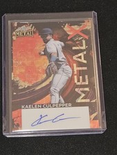2026 Leaf Metal Baseball Kaelen Culpepper Metal X Gold Super Auto 1/1 RARE