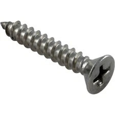 Screw, Pentair Sta-Rite Inlet 8417, Suction Cover, 8 x 1" : 37207-0430