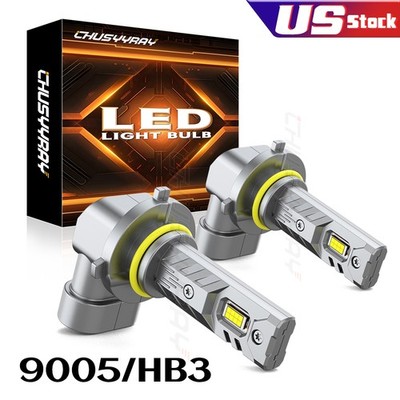 For Chrysler 300 2005 2006 - 2010 9005 LED Headlight High Beam Bulb 6500K white