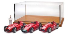 CMC M202 Ferrari D50 Collins Set 1:18 Diecast Model Cars Fangio Figurine Showcas