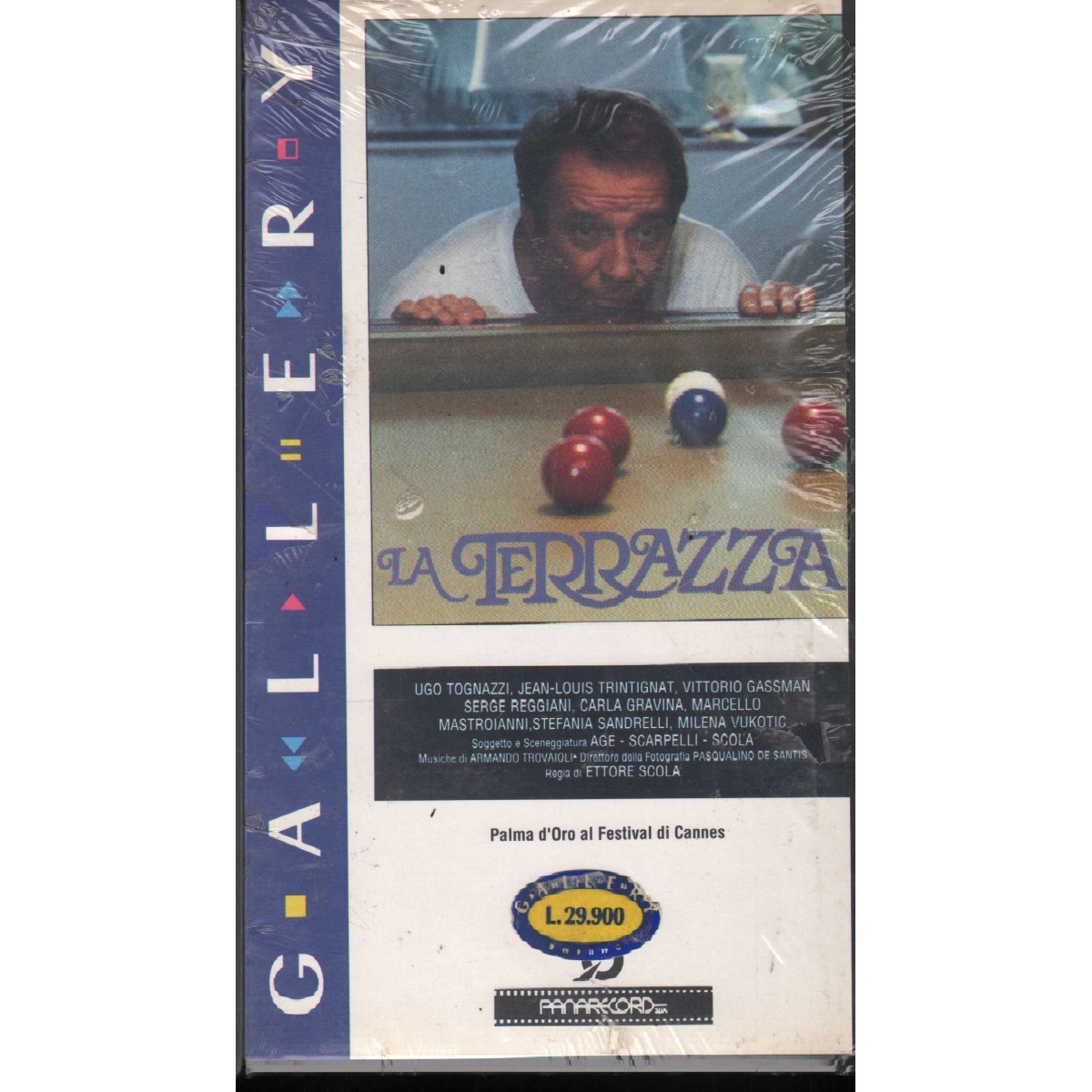 La Terrazza VHS Ettore Scola Univideo - VZV22014 Sealed