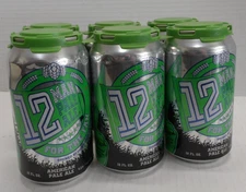 12 Man Pale Ale 6-Pack Cans Empty for Display Seahawks