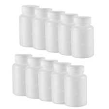 10 x Lab Reagent Bottle Plastic 100ml/3.4oz Sample Sealing Storage Container