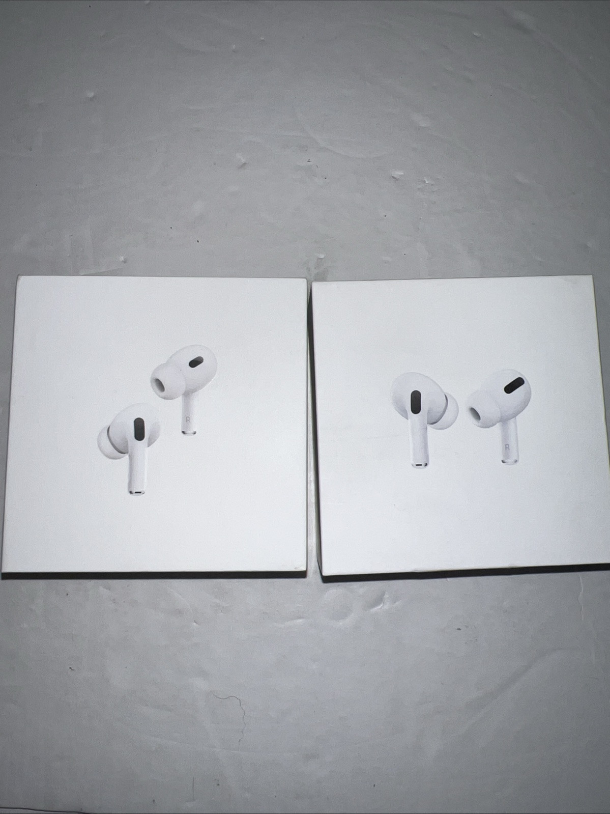 Apple AirPods Pro Empty Box Lot of 2 - White-image