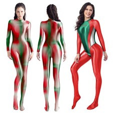 AMORESY Womens Swimwear Christmas Gift Jumpsuit Tight Bodysuit Yoga Swimsuit New