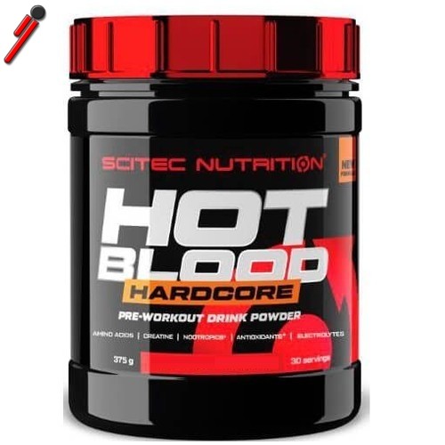 Analisi Hot Blood Hardcore Scitec 375g - Pre-Workout Avanzato