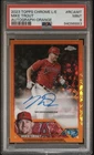 2023 Topps Chrome Logofractor Edition - Auto Mike Trout Orange Refractor /25