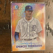 2021 Bowman Chrome Dawn of Glory Spencer Torkelson Orange /25 Tigers #DG-1