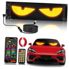 Multi-Panel Sync Car Eyes Display 64x20 LED Sign (14"x4.3") | USB 5V 14in*4.3in