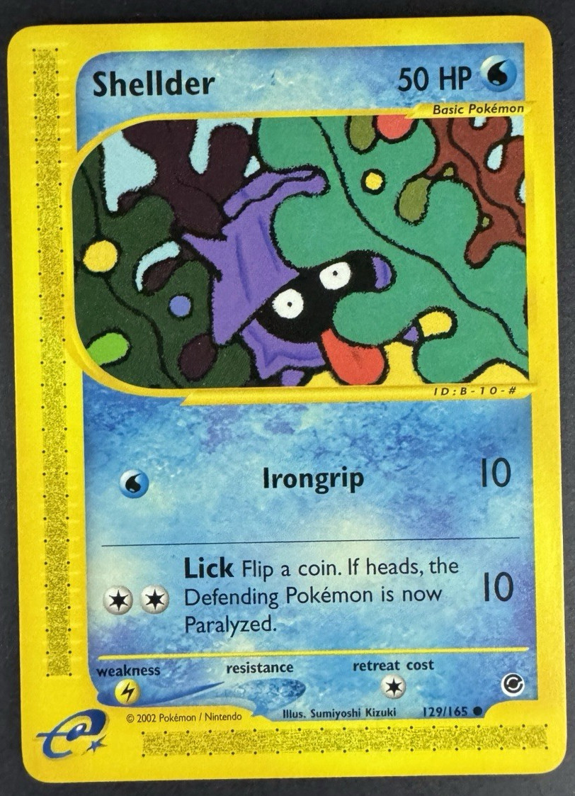 Shellder 129/165 Regular - Expedition Base Set - Pokémon TCG - NM