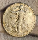 1947-D Liberty Walking Silver Half Dollar FINAL YEAR Denver Mint USA Rare Coin