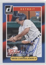 2014 Donruss The Rookies Box Set Signatures Series Nick Castellanos #3 Auto uk2