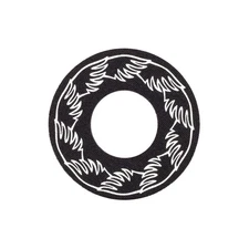 SE BIKES WING BMX DONUTS pair BLACK