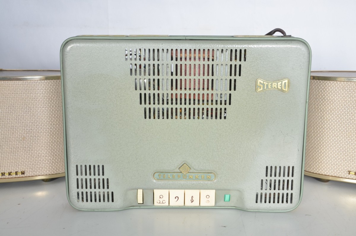 Telefunken S81 Tube Amplifier & RS1 Speakers Vintage Matched