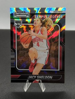 Jacy Sheldon 2025 Panini Ohio State Campus Legends Lightning Spokes /99, Mystics