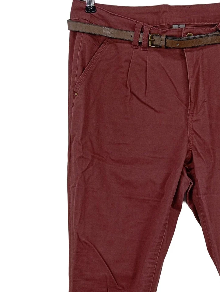 VERO MODA JEANS Pantalón de tubo Mujeres Pantalón Talla EU 42 rojo look casual - Imagen 3 de 4