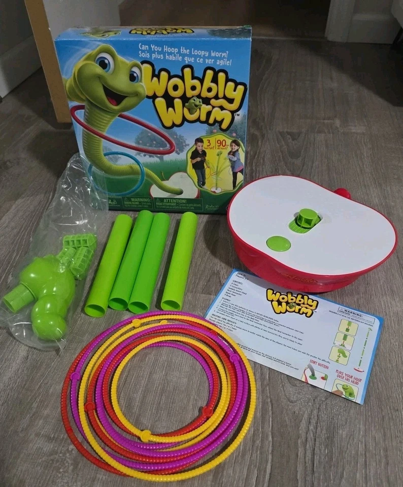 Wobbly Worm Ring Game Spin Master Great Condition Working - Image 2 of 4