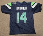 Sam Darnold Signed Alt Navy Jersey Beckett Auto Seattle Seahawks USC Football