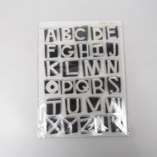 Juego de estampillas de fotopolímero letras abstractas del alfabeto Studio Calico Blocky