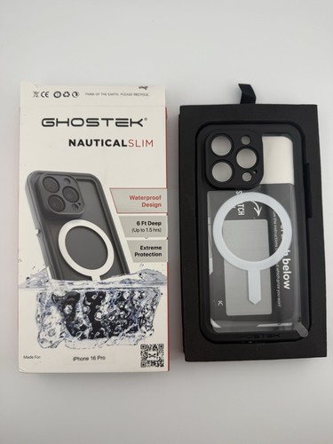 iPhone 16 / Plus / Pro / Max Waterproof Case with MagSafe Ghostek Nautical Slim