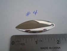 50 PCS. SMOOTH WILLOW LEAF BLADE #4 MAKE SPIN...