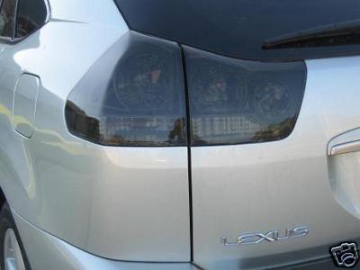 Precut Vinyl Smoke Tint Overlays For 2004-2009 Lexus RX330 RX350 RX400h Tail Lights