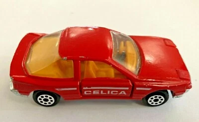 Majorette n°249, Toyota Celica 2.0 GT rouge, 1/58e - Photo 1/3